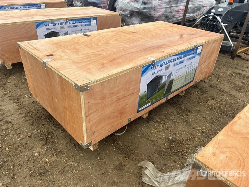 SKLP SK-ZP20 20 ft x 30 ft All-Steel Enclosed Carp Steel frame buildings