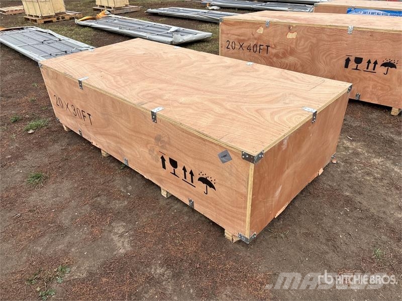 SKLP SK-ZP20 20 ft x 30 ft All-Steel Enclosed Carp Steel frame buildings