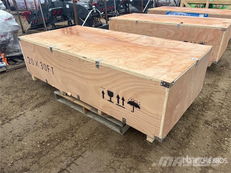 SKLP SK-ZP20 20 ft x 30 ft All-Steel Enclosed Carp Steel frame buildings