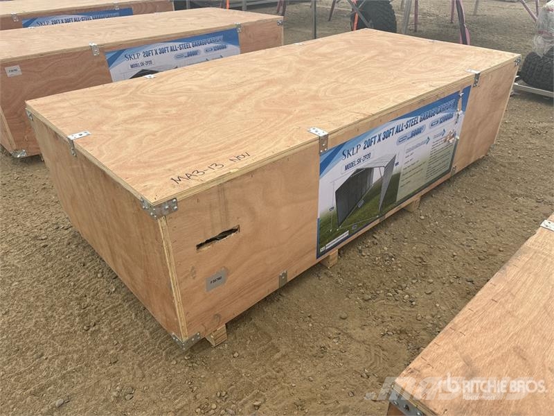 SKLP SK-ZP20 20 ft x 30 ft All-Steel Enclosed Carp Čelični okviri za građevine