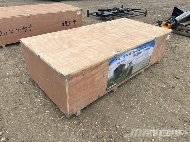  SKLP SK-ZP20 20 ft x 30 ft All-Steel Enclosed Carp Steel frame buildings