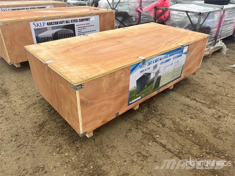 SKLP SK-ZP20 20 ft x 30 ft All-Steel Enclosed Carp Steel frame buildings