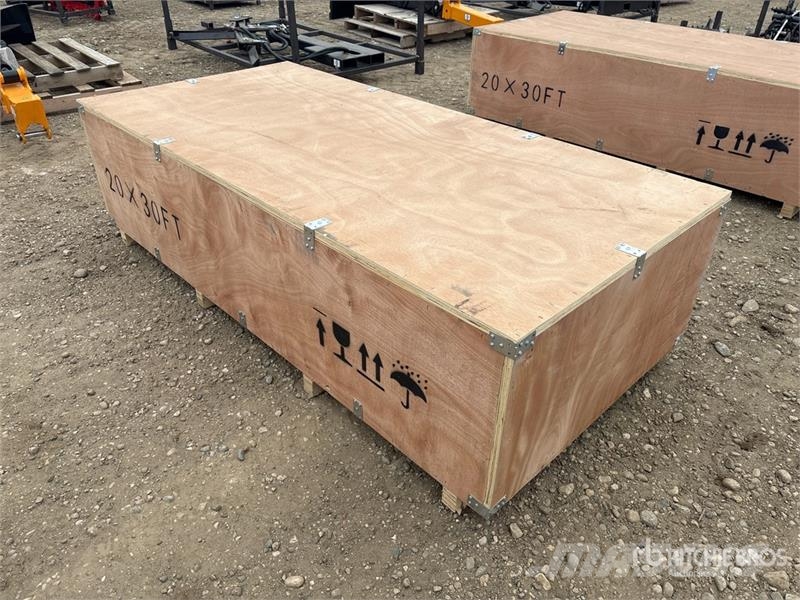 SKLP SK-ZP20 20 ft x 30 ft All-Steel Enclosed Carp Steel frame buildings
