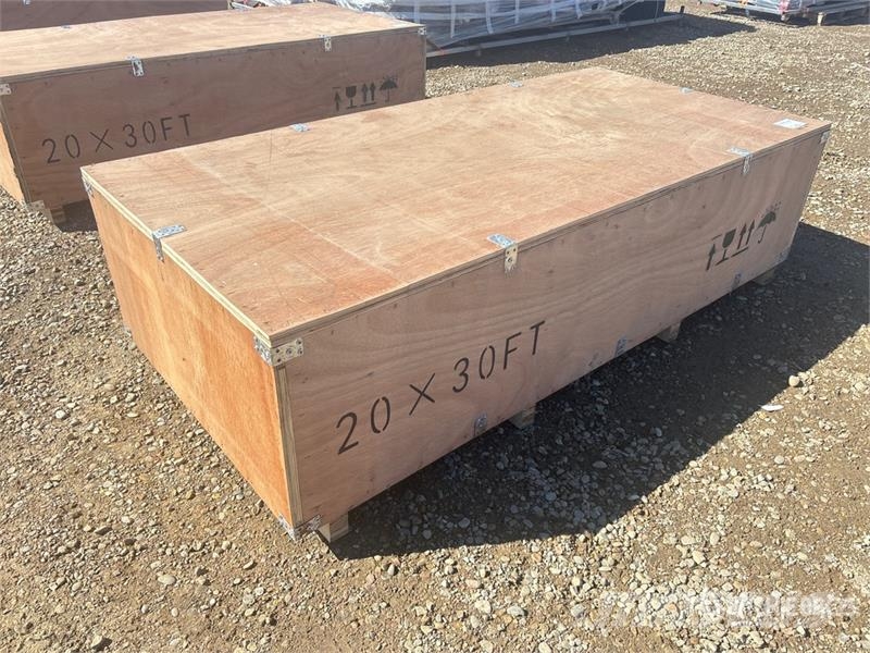 SKLP SK-ZP20 20 ft x 30 ft All-Steel Enclosed Carp Tērauda karkasa ēkas