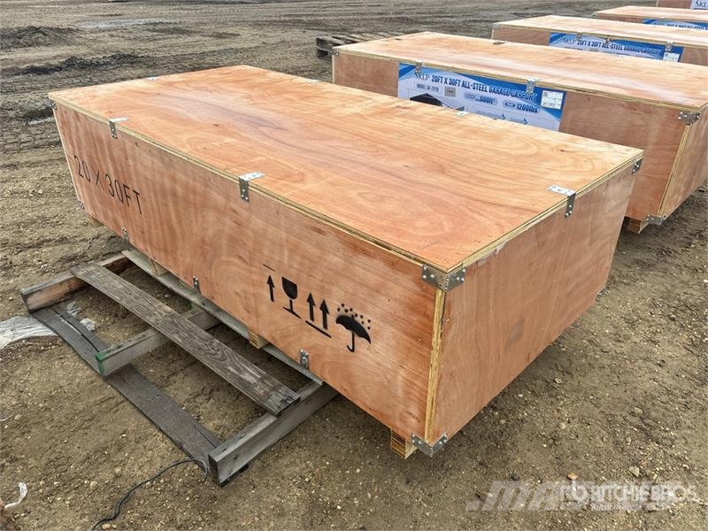 SKLP SK-ZP20 20 ft x 30 ft All-Steel Enclosed Carp Steel frame buildings