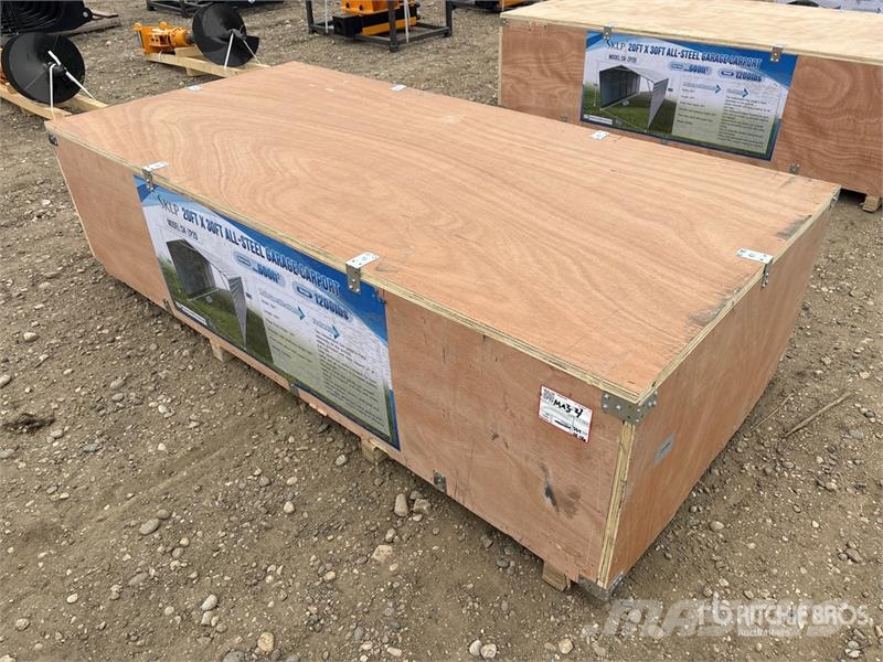  SKLP SK-ZP20 20 ft x 30 ft All-Steel Enclosed Carp Čelični okviri za građevine
