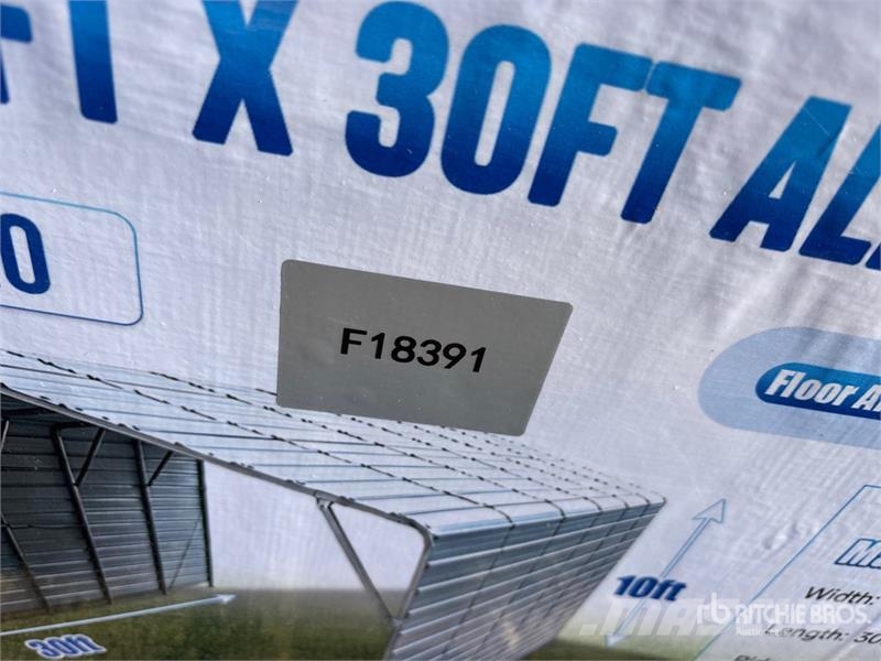 SKLP SK-ZP20 20 ft x 30 ft All-Steel Enclosed Carp Ατσάλινο πλαίσιο κτιρίων