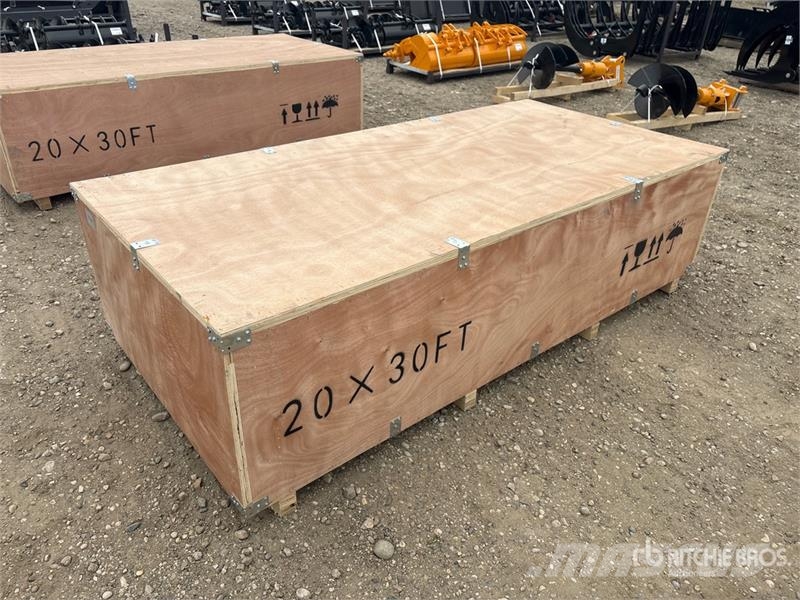 SKLP SK-ZP20 20 ft x 30 ft All-Steel Enclosed Carp Steel frame buildings