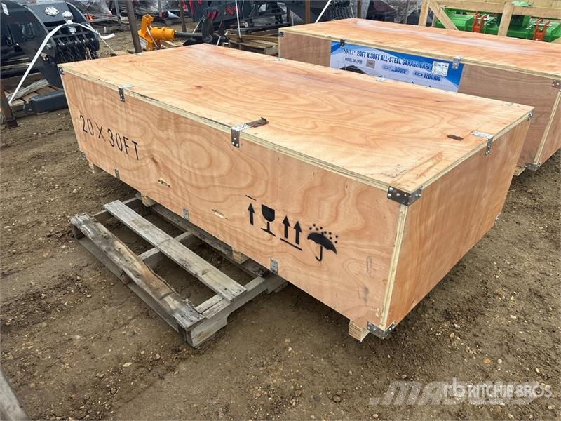 SKLP SK-ZP20 20 ft x 30 ft All-Steel Enclosed Carp Steel frame buildings