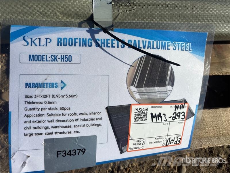  SKLP SKH50 Galvalume Steel Sheets (Unused) المصاعد والرافعات المادية
