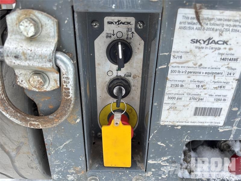 SkyJack SJ16 Personhissar och andra hissar