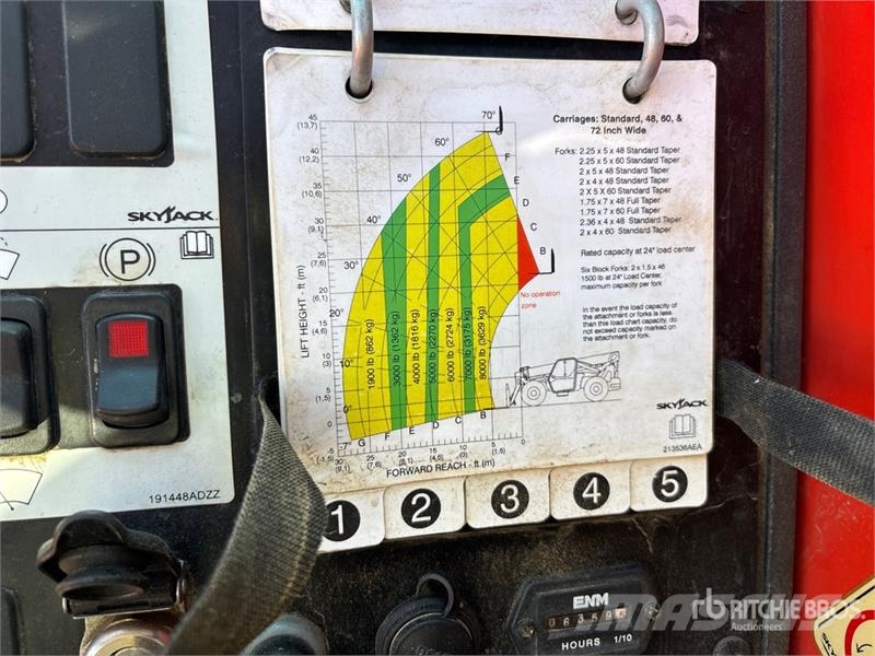 SkyJack SJ843TH Telehandler Teleskopiskie manipulatori