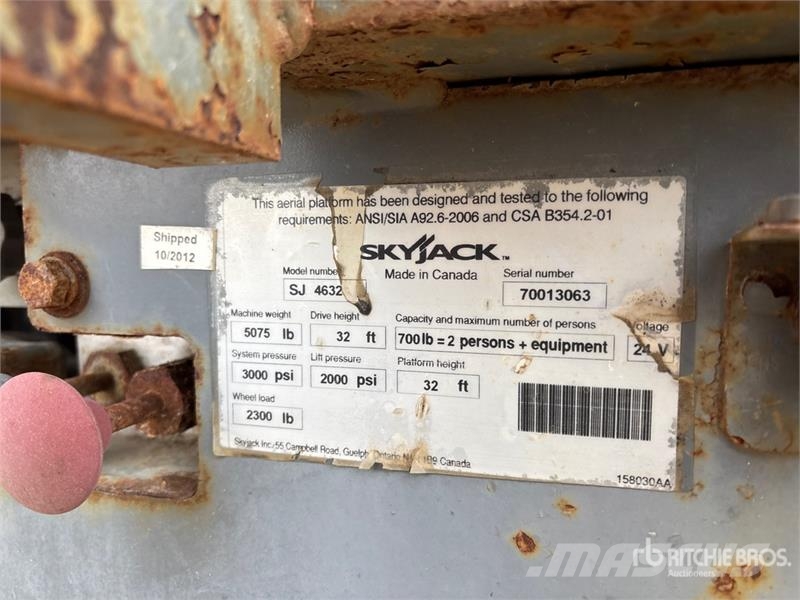 SkyJack SJIII4632 Ollós emelők