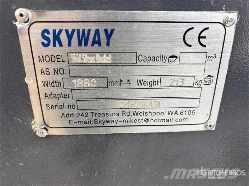  Skyway WSSGB-2000 78 in Skid Steer Bucket (Unused) Cucharones