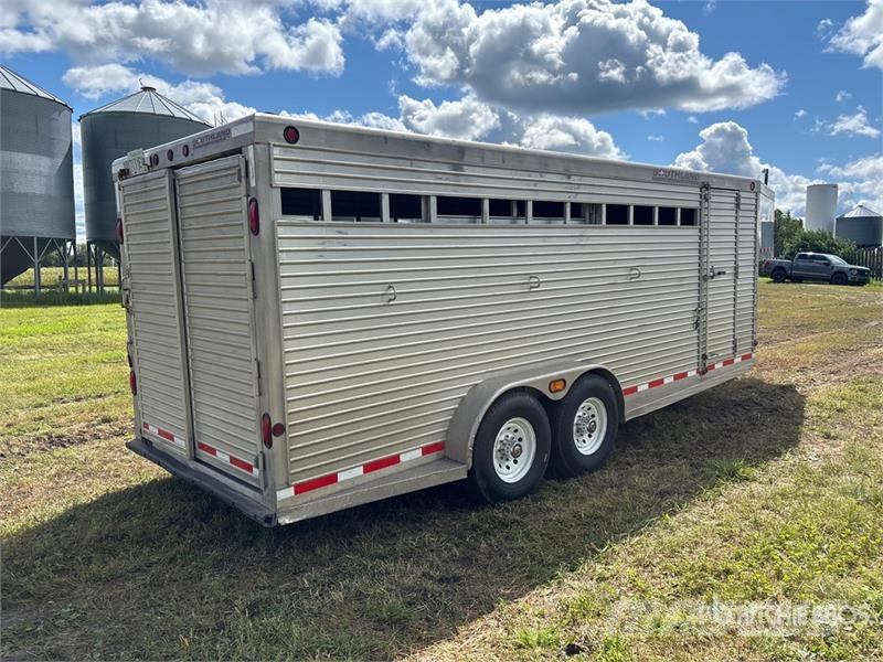  Southland 20 ft T/A Gooseneck Livestock Trailer مقطورات نقل الحيوانات