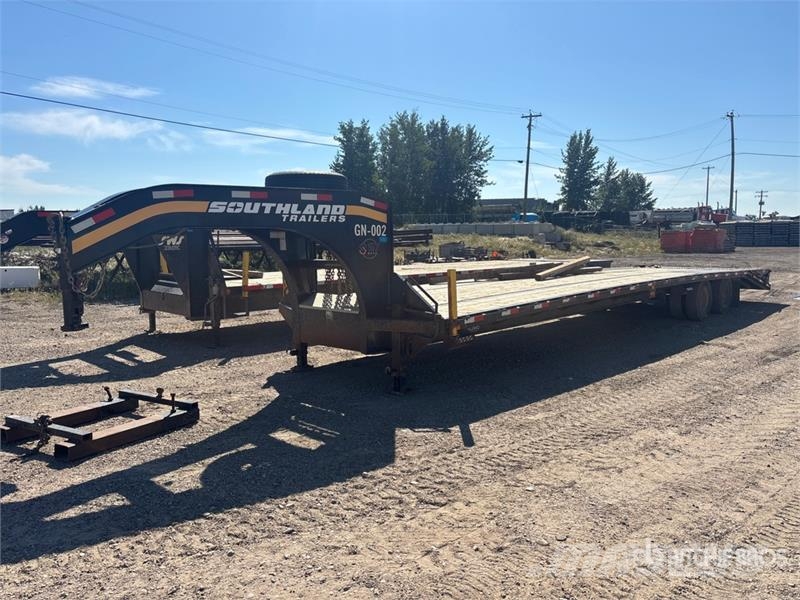 Southland 37 ft T/A Gooseneck Equipment Trailer Maschinetransporter