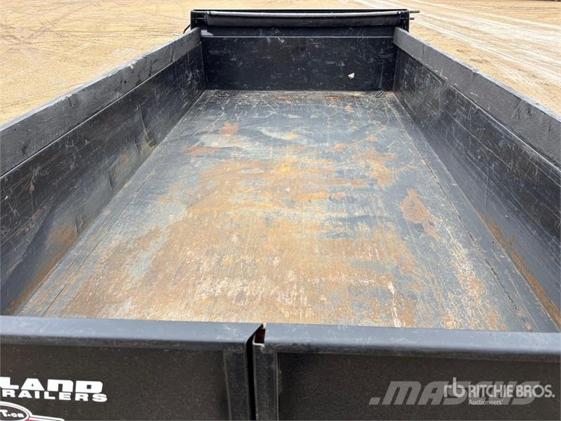 Southland S171414K 14 ft T/A Dump Utility Trailer Remorque benne