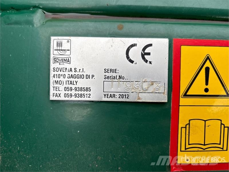 Sovema RTX-2 250 98 in 3-Point Rotary Tiller Gradas vibratorias / rotocultivadoras