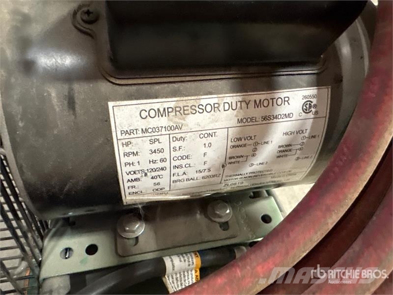  Speedaire 1NNF6C 5.5 cfm Mobile Electric 20 gal Ai مكابس