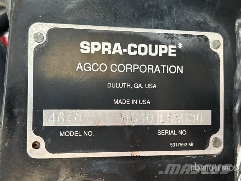 Spra-Coupe 4640 80 ft 4x2 Self-Propelled Sprayer رشاشات ذاتية الحركة