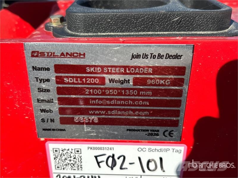 SSL1200 Mini Red Yanmar Diesel Compact Track Loade Skid steer loderler