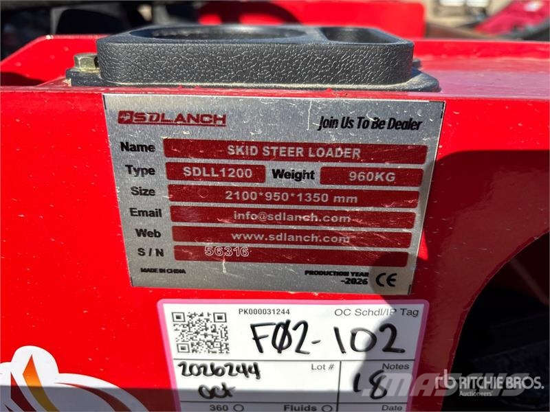 SSL1200 Mini Red Yanmar Diesel Compact Track Loade Skid steer loderler
