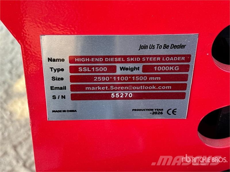  SSL1500-RED Mini Compact Track Loader (Unused) Kompaktlastere