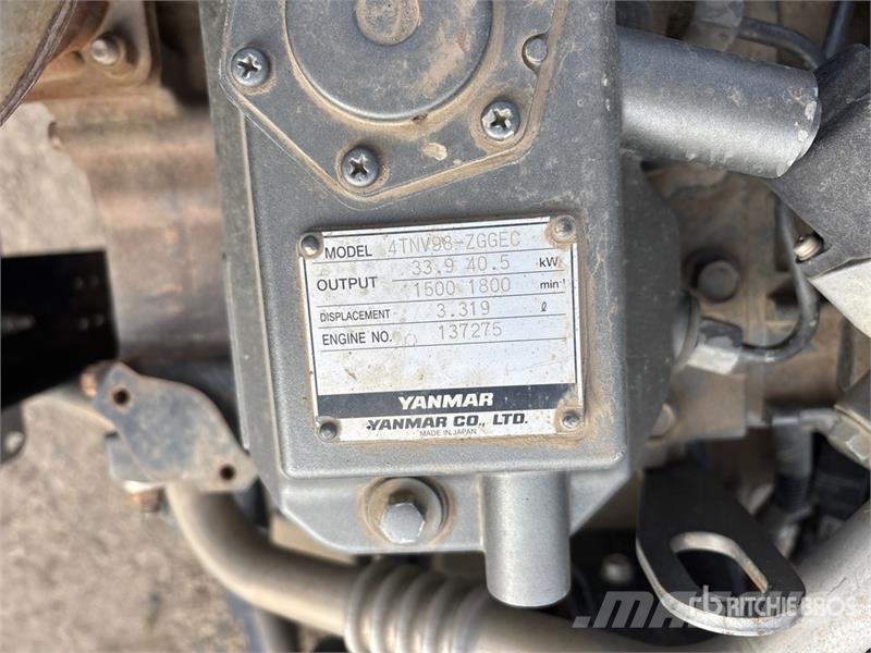 Stamford 30 kW Skid-Mounted Generator Set (Inoperable) Diesel Generatoren