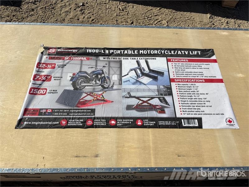 StanForge 1500PML 1500 lb Motorcycle Lift (Unused) Drugi deli