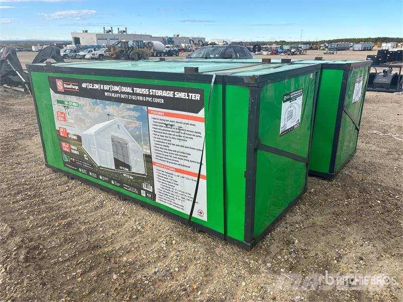 StanForge DT4061 40 ft x 60 ft Dual Truss Storage Ατσάλινο πλαίσιο κτιρίων