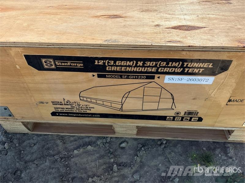 StanForge GH1230 Tunnel Greenhouse (Unused) Drugi deli