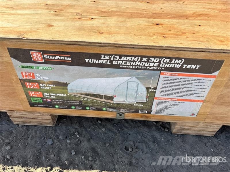  StanForge GH1230 Tunnel Greenhouse (Unused) Other components