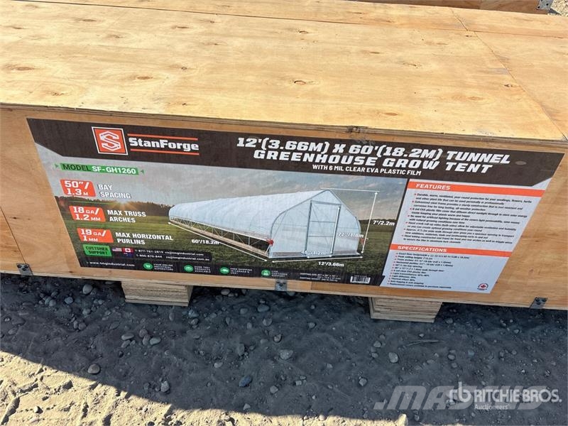  StanForge GH1260 Tunnel Greenhouse (Unused) Other components