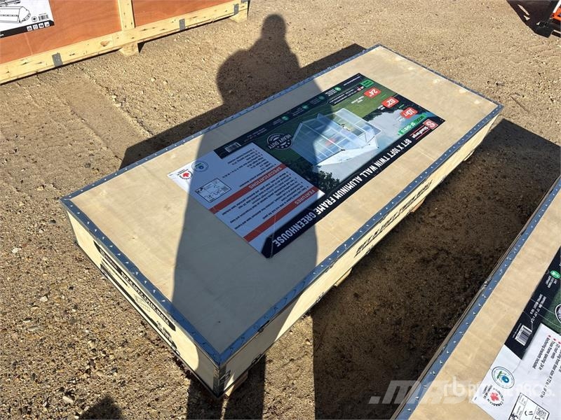  StanForge GH810 8 ft x 10 ft Aluminum Twin Wall Gr Andre komponenter