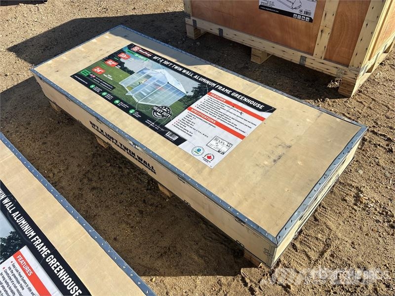 StanForge GH810 8 ft x 10 ft Aluminum Twin Wall Gr Andre komponenter