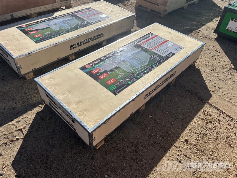  StanForge GH810 8 ft x 10 ft Aluminum Twin Wall Gr Andre komponenter