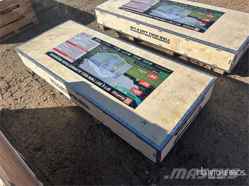 StanForge GH810 8 ft x 10 ft Aluminum Twin Wall Gr Andre komponenter