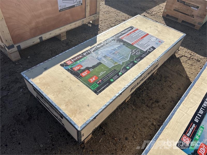 StanForge GH810 8 ft x 10 ft Aluminum Twin Wall Gr Andre komponenter