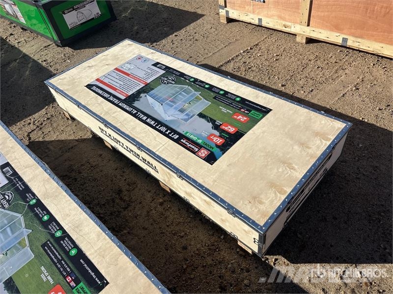  StanForge GH810 8 ft x 10 ft Aluminum Twin Wall Gr Andre komponenter