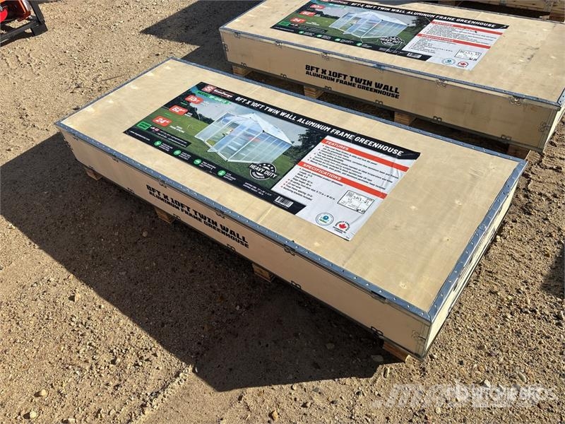  StanForge GH810 8 ft x 10 ft Aluminum Twin Wall Gr Andre komponenter