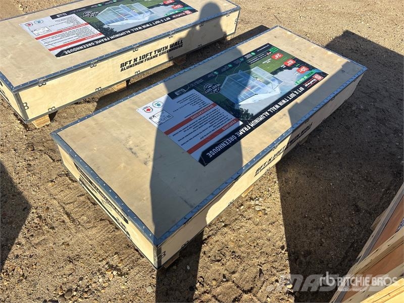 StanForge GH810 8 ft x 10 ft Aluminum Twin Wall Gr Andre komponenter