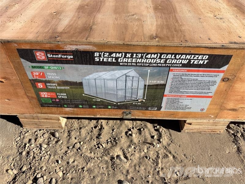 StanForge GH813 8 ft x 13 ft Greenhouse (Unused) Drugi deli