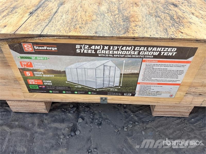 StanForge GH813 8 ft x 13 ft Greenhouse (Unused) Drugi deli
