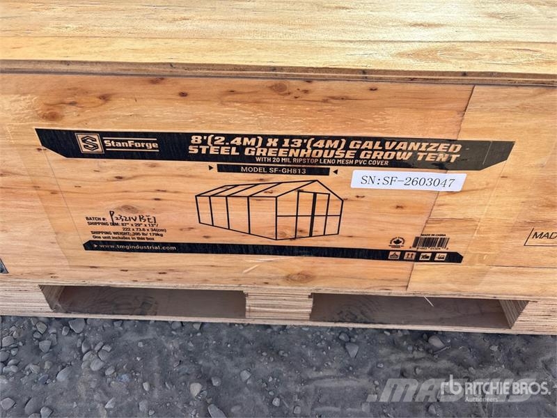 StanForge GH813 8 ft x 13 ft Greenhouse (Unused) Drugi deli