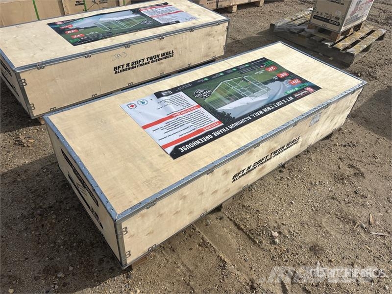  StanForge GH820 8 ft x 20 ft Aluminum Twin Wall Gr مكونات أخرى