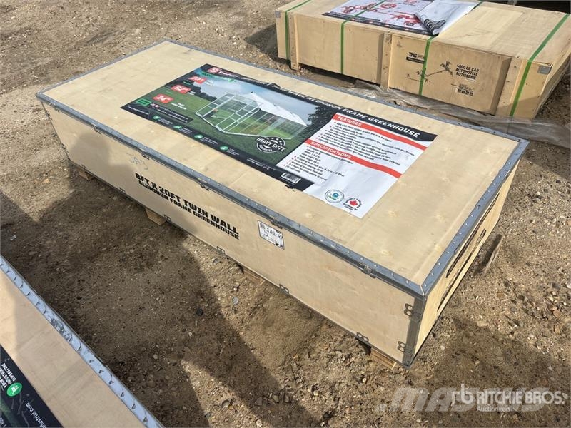  StanForge GH820 8 ft x 20 ft Aluminum Twin Wall Gr Andre komponenter