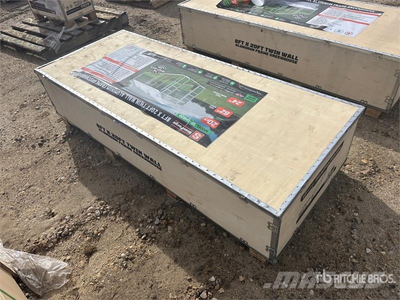  StanForge GH820 8 ft x 20 ft Aluminum Twin Wall Gr Andre komponenter