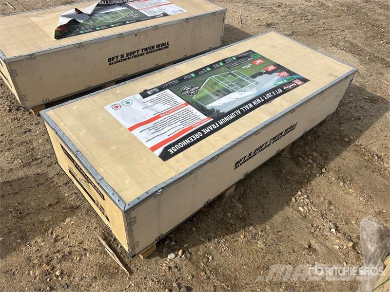  StanForge GH820 8 ft x 20 ft Aluminum Twin Wall Gr Andre komponenter