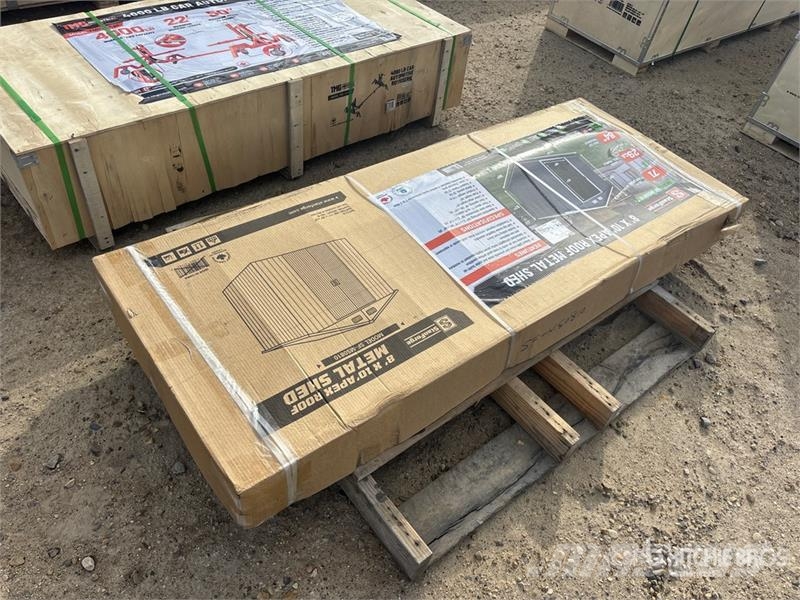 StanForge MS0810 8 ft x 10 ft Galvanized Apex Roof Stahlrahmenaufbauten
