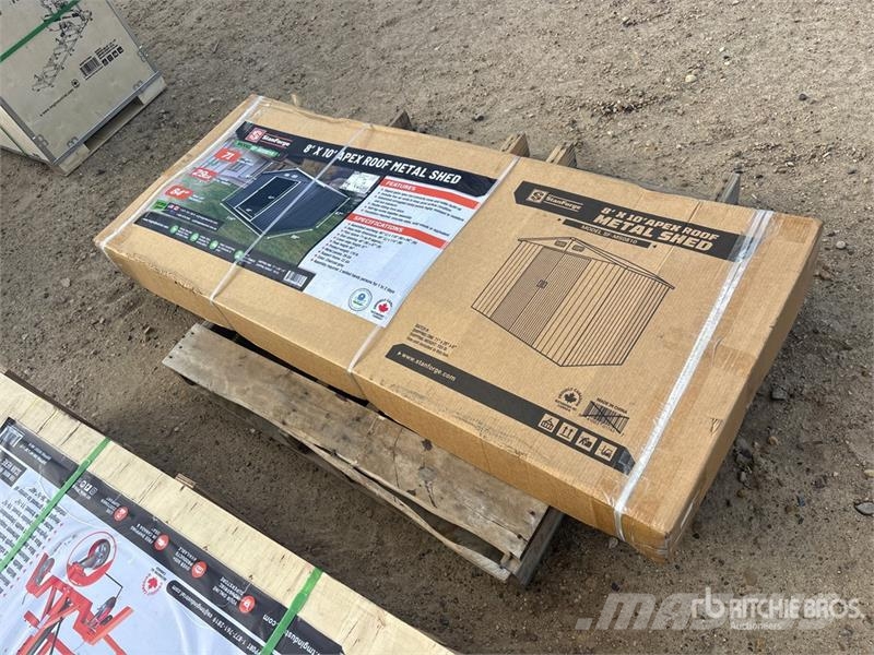 StanForge MS0810 8 ft x 10 ft Galvanized Apex Roof Stahlrahmenaufbauten